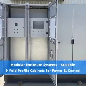 Modular Enclosure Systems – Scalable 9-Fold Profile Cabinets for Power & Control