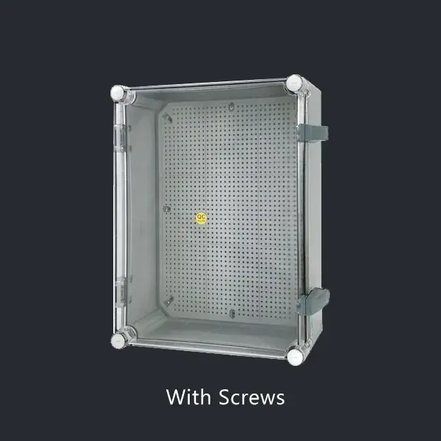 Waterproof Plastic Electrical Box with Hinge-Screws