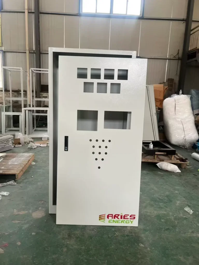 custom heavy duty electrical enclosure front panel with cutouts