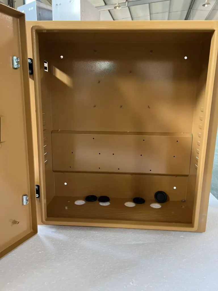 Custom Powder-Coated Steel Enclosure for ATS