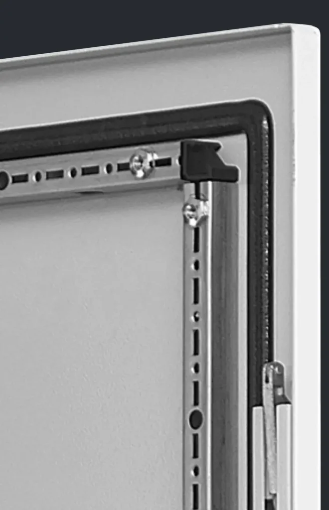 PU foamed sealing gasket on door