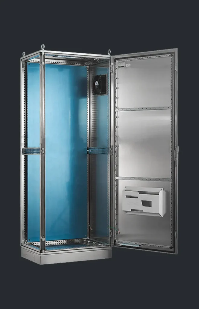 Modular frame with baying system