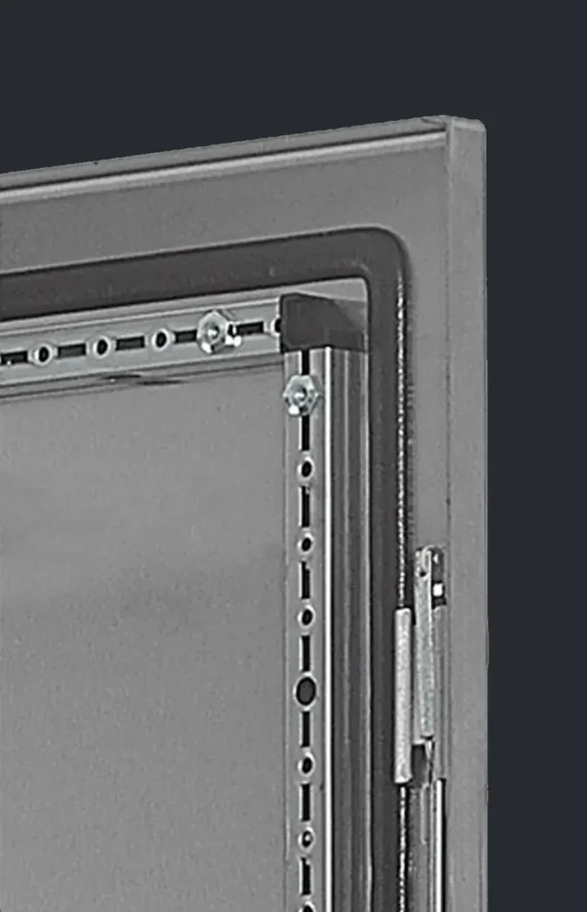 PU foamed sealing gasket on door