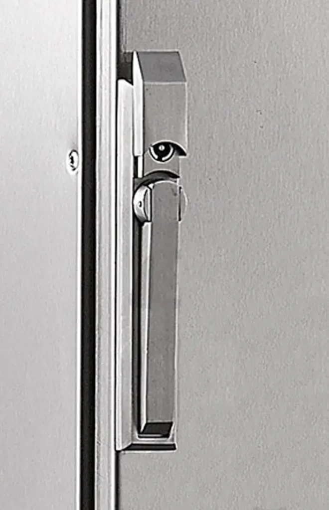 MS867 Lock, color matched to RAL7035