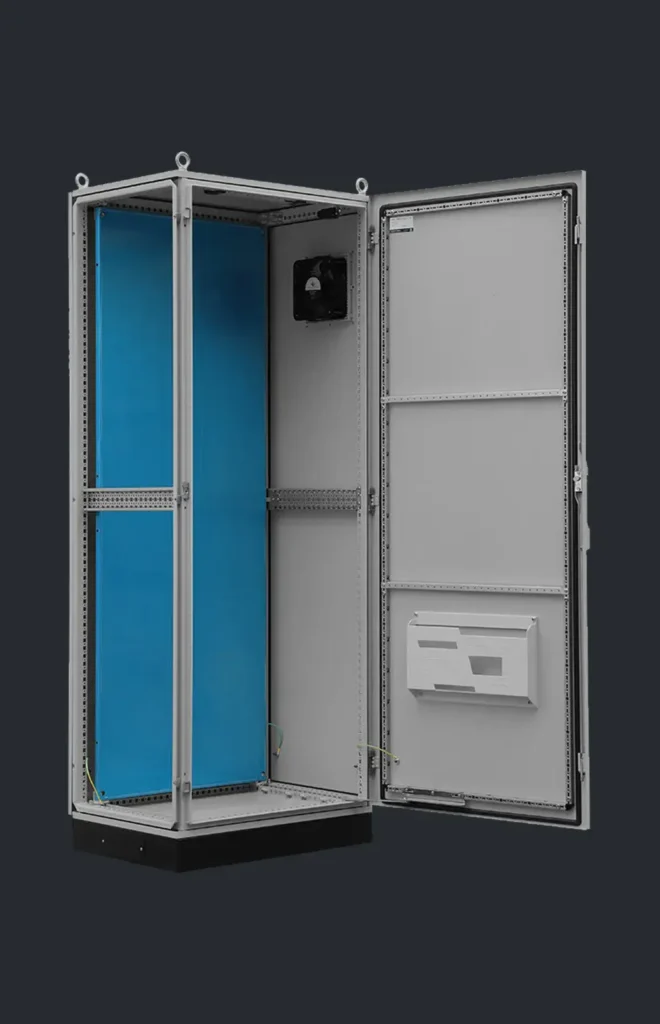 Modular frame with baying system