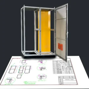 Custom 25mm Pitch Modular Electrical Enclosure for Industrial Control Panel